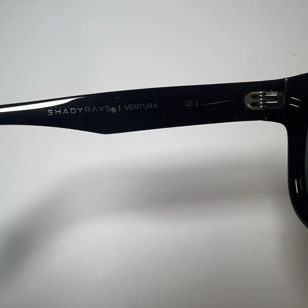 Shady Rays SR PRO II POLARIZED Men's Black Sunglasses With Hard Case Classic